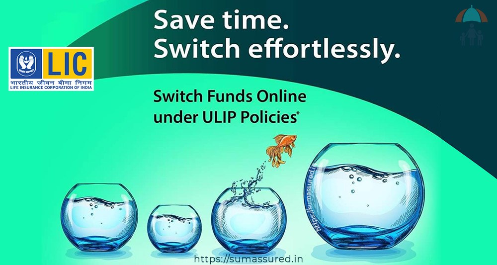 How to switch funds online in LIC ULIPs?