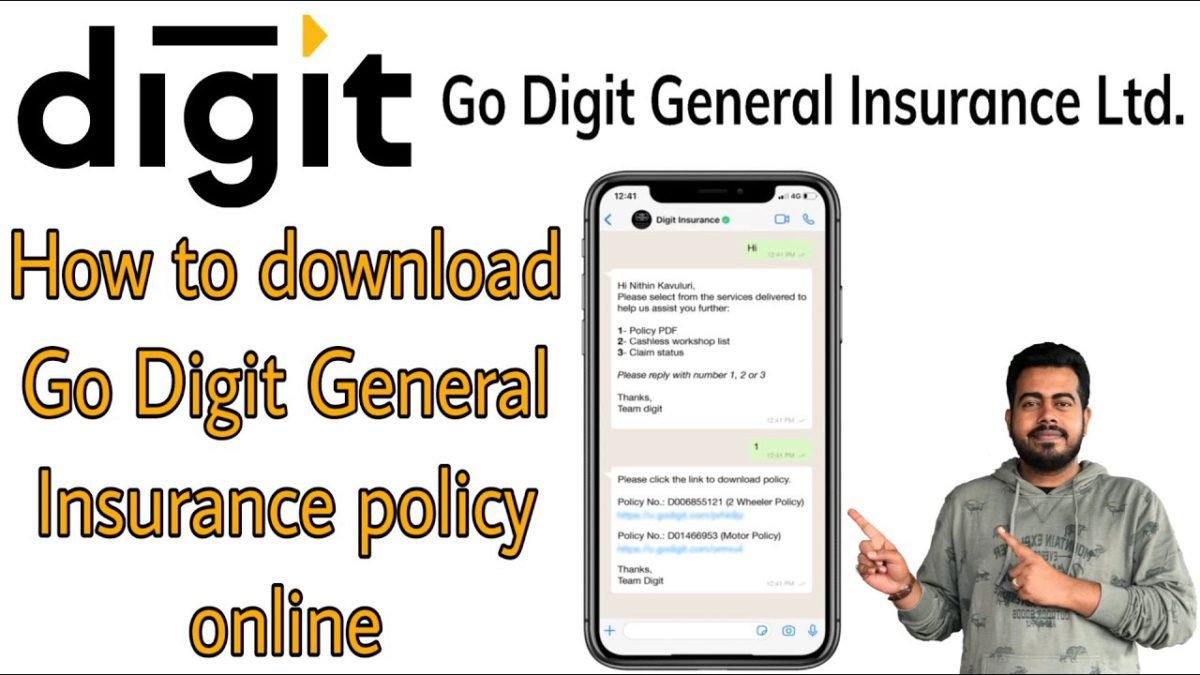 How to download Go Digit General Insurance policy copy online in just 1 minute | Hindi