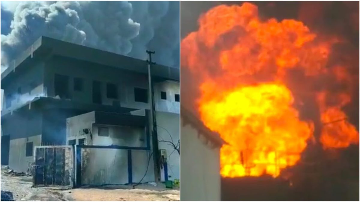 Ankleshwar - pharma company caught fire