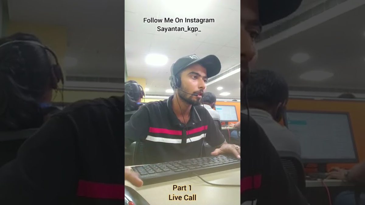 BPO Live Call | Bpo jobs in India | Life Of BPO agent | call center job Part 1 #trending #manojdey